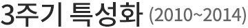 3주기 특성화(2010 ~ 2014)